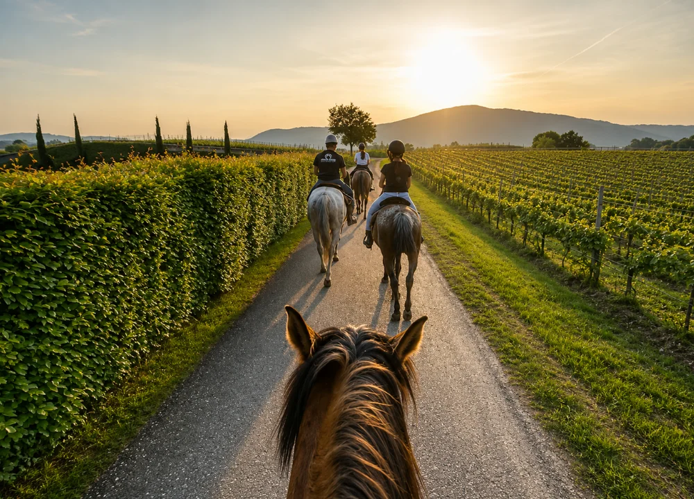 Passeggiata a cavallo guidata di 50 minuti