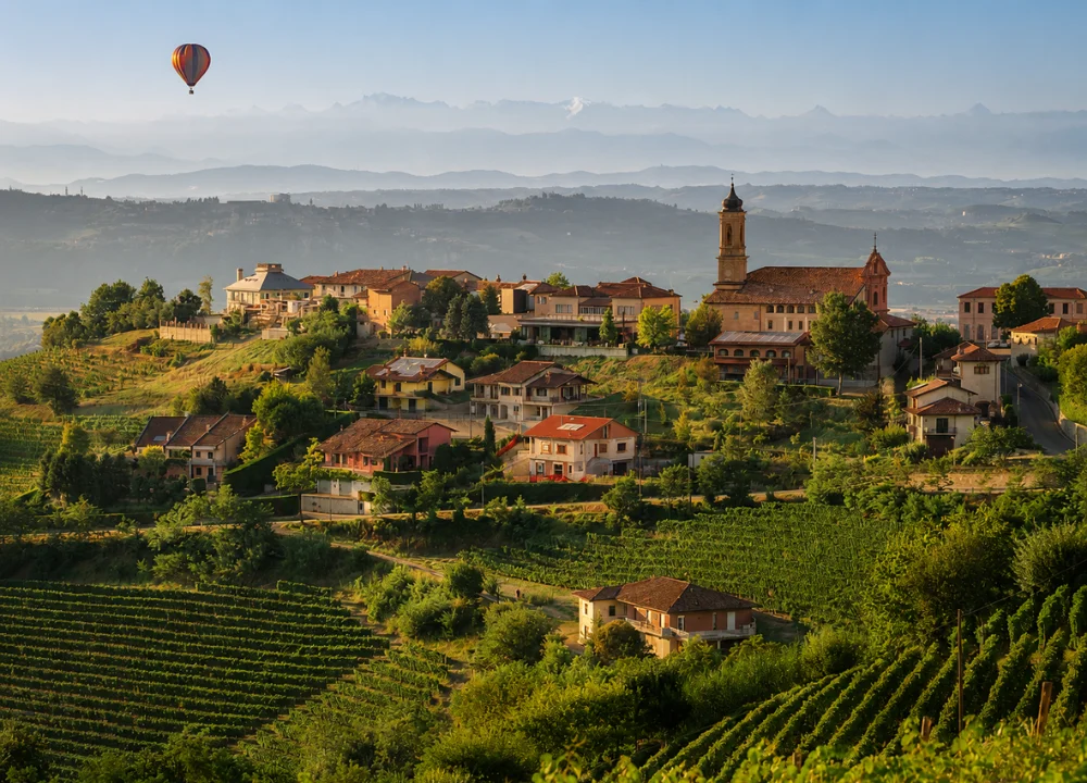Volo in Mongolfiera sulle Langhe con degustazione