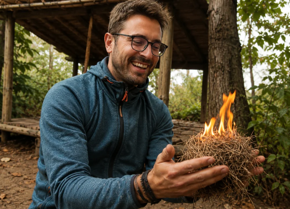 Cucina di sopravvivenza nel bosco: pranzo wild outdoor