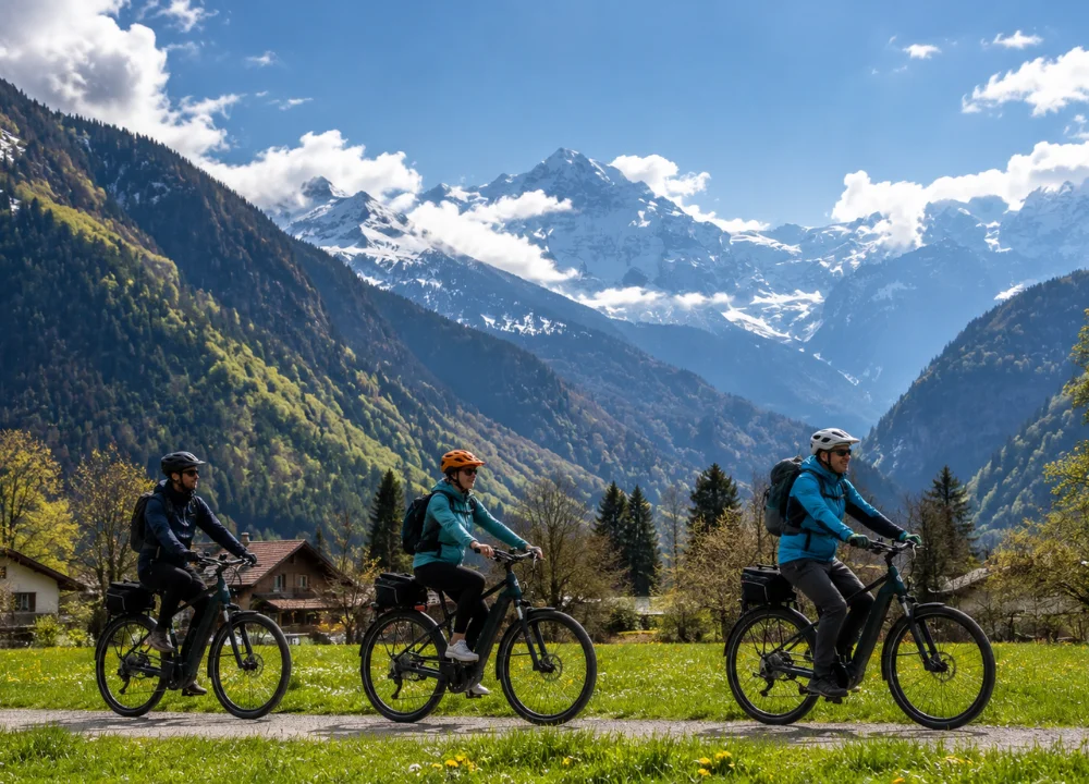 E-bike tour tra i laghi alpini della Svizzera con degustazioni locali