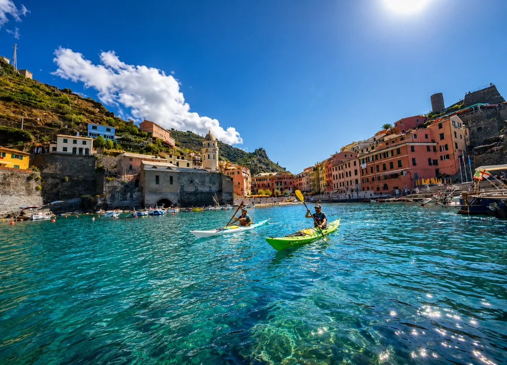 Escursione in kayak alle Cinque Terre da Monterosso a Vernazza