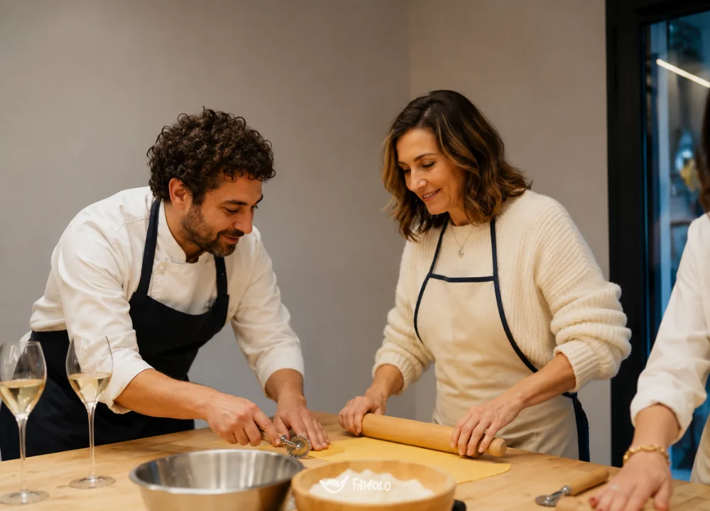 Corso di pasta fresca e tour del Chianti con degustazione vini e transfer da Firenze